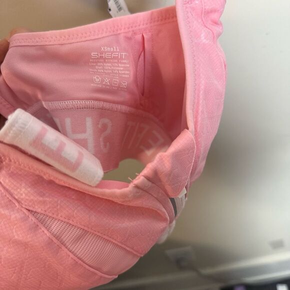 TWO SHEFIT Confident Ultimate Sports Bra XS New Pink and White - Picture 5 of 7